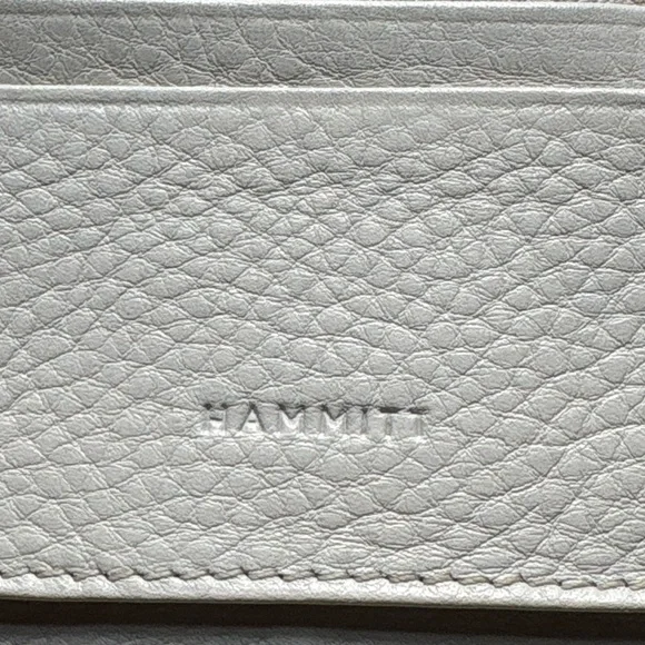 Hammitt 110 North Pebble Leather Wallet In Calla Lilly White/Brushed Gold - Picture 7 of 15
